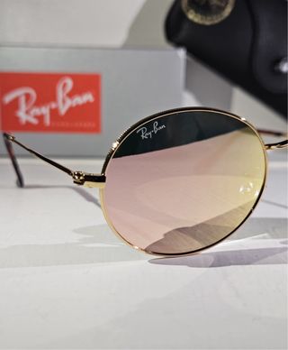 Occhiali Ray Ban Oval Oro Rosa