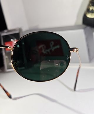 Occhiali Ray Ban Oval Oro Rosa