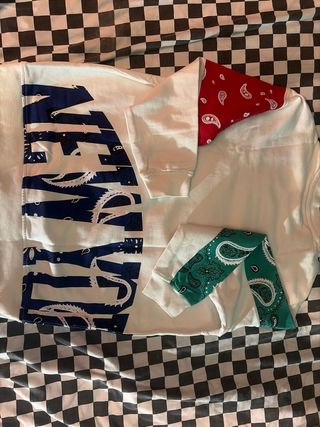 Sudadera Zara Patchwork Bandana Talla Única