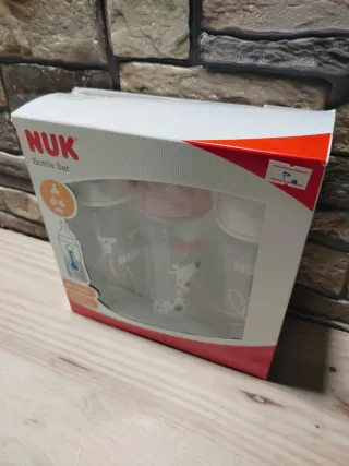 Set 3 Biberones NUK First Choice+ 300 ml  0-6 m