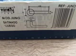 Manivela de puerta de acero inoxidable