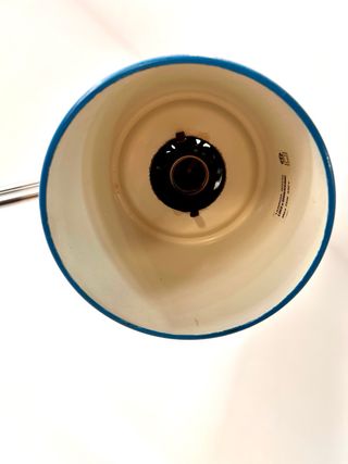 Lámpara de mesa articulada azul