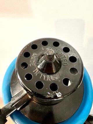 Lámpara de mesa articulada azul