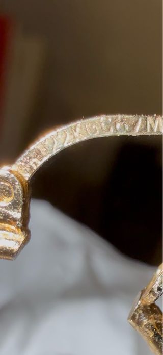 Pendiente Aro Baño Oro 22K