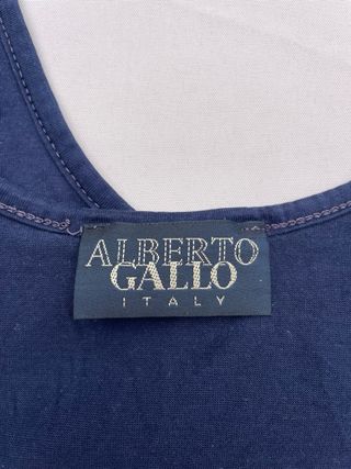 Canottiera Alberto Gallo blu