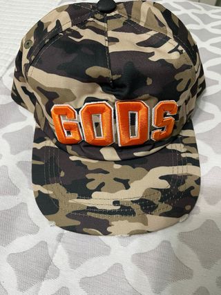 Gorra Fake Gods Camuflaje Naranja Sin Estrenar