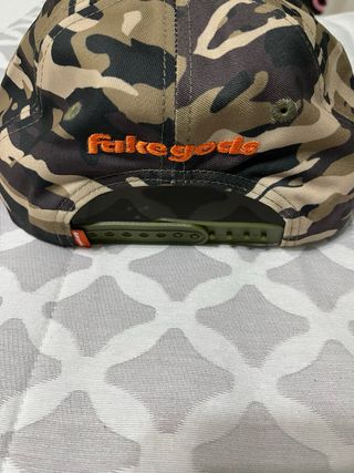 Gorra Fake Gods Camuflaje Naranja Sin Estrenar