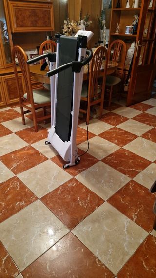 Cinta de andar y correr blanca