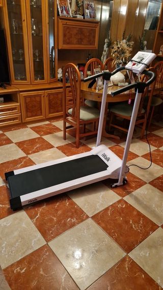 Cinta de andar y correr blanca