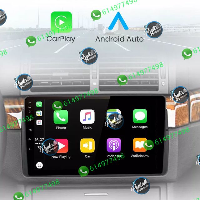 Radio Pantalla CARPLAY GPS para BMW E46 320 330