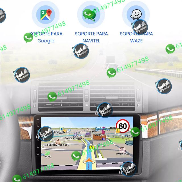 Radio Pantalla CARPLAY GPS para BMW E46 320 330