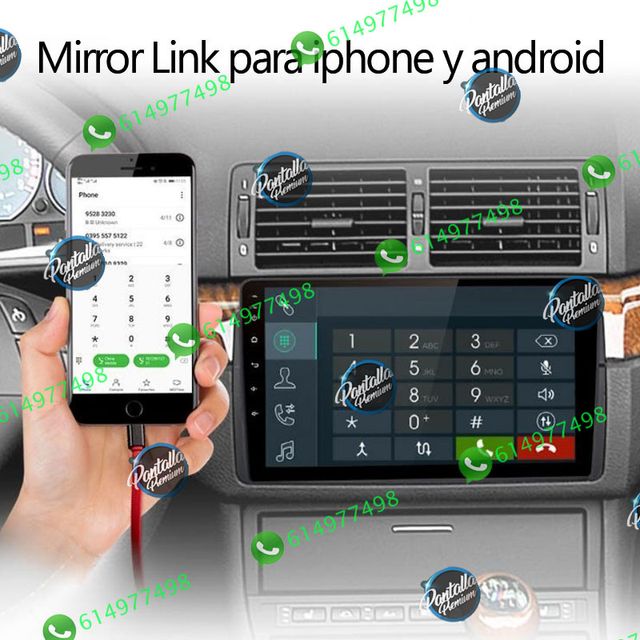 Radio Pantalla CARPLAY GPS para BMW E46 320 330