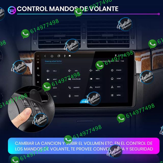Radio Pantalla CARPLAY GPS para BMW E46 320 330