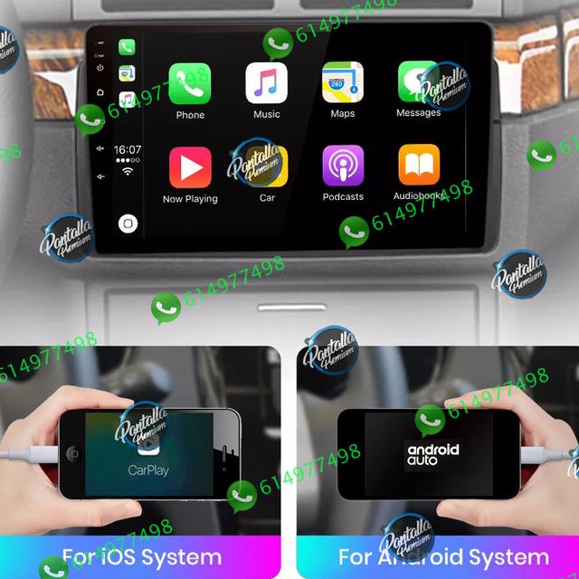 Radio Pantalla CARPLAY GPS para BMW E46 320 330