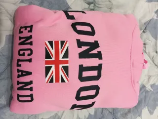 Sudadera rosa LONDON ENGLAND