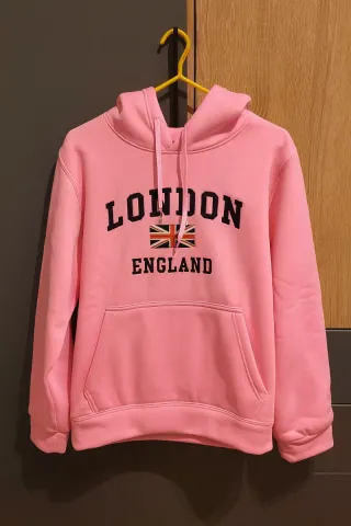 Sudadera rosa LONDON ENGLAND