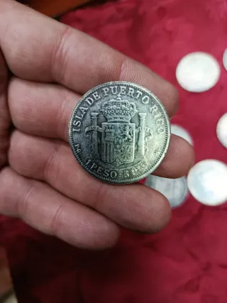 Lote arras monedas antiguas.Leer anuncio