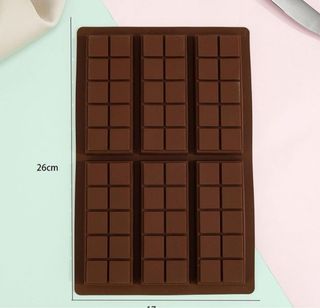 Molde Silicona Chocolate Barras