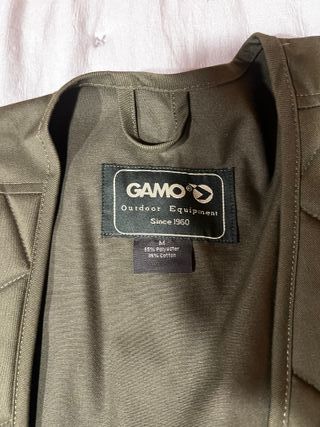 Chaleco de caza Gamo verde talla m nuevo a estrena