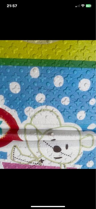 Manta de juegos infantil con bolsa