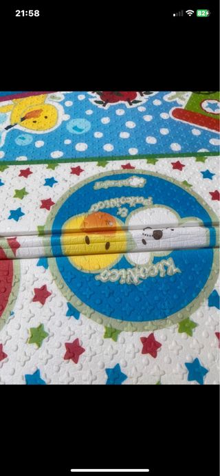 Manta de juegos infantil con bolsa