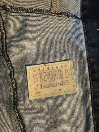 Chaqueta vaquera Springfield negra
