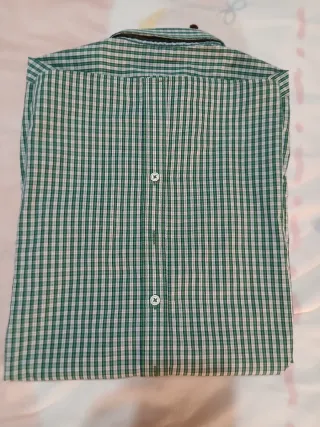 Camisa cuadros verde COOLWORK Talla 40-42