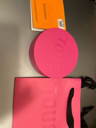 Caja y Bolsa Tous Mediana Rosa