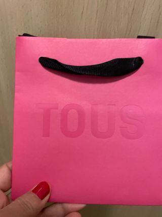 Caja y Bolsa Tous Mediana Rosa