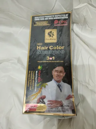 Champú Tinte Fen Kang Negro 3 en 1