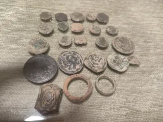 Lote monedas romanas antiguas