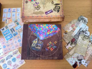 Álbum de fotos para pegar y escribir