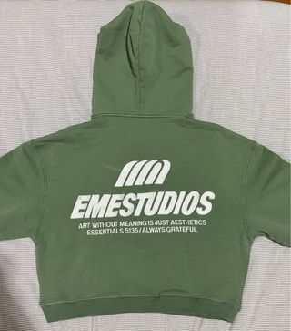 Sudadera Eme Studios verde talla XS