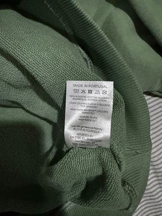 Sudadera Eme Studios verde talla XS