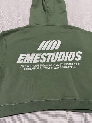 Sudadera Eme Studios verde talla XS