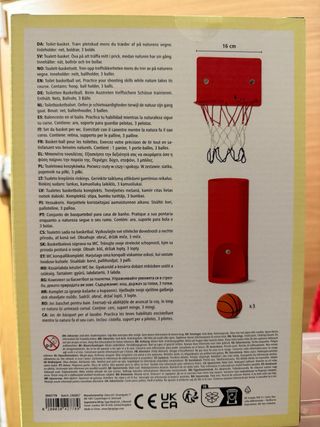 Juego de baloncesto para inodoro