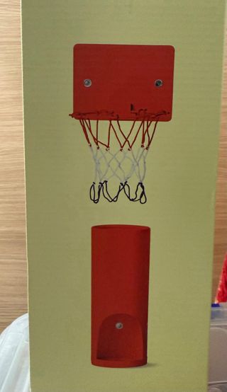 Juego de baloncesto para inodoro