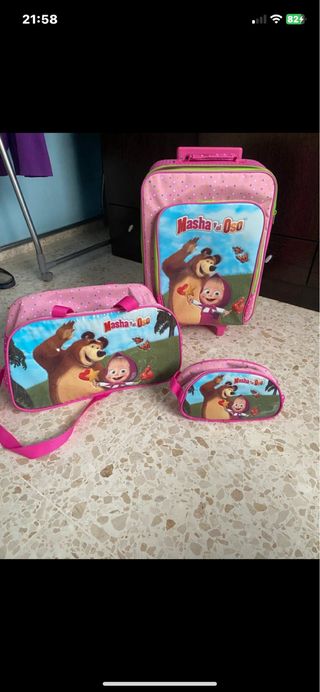 Juego Maletas Infantil Masha y el Oso