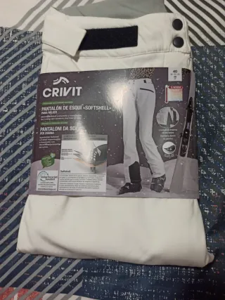 Pantalón de esquí Crivit Softshell Mujer Talla L