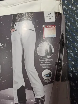 Pantalón de esquí Crivit Softshell Mujer Talla L