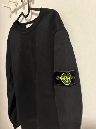 Sudadera Stone Island Negra Talla S