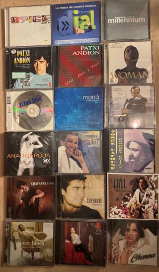 Lote 18 CDs Variados Pop Rock Latino
