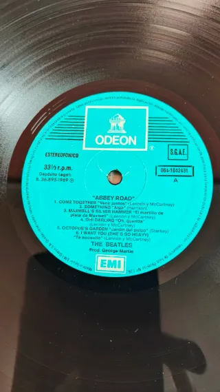 LP Abbey Road de The Beatles Edición 1969