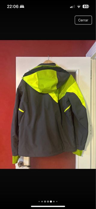 Chaqueta Spyder Talla M Gris y Verde