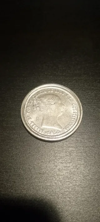 Moneda de 20 Reales - Isabel II