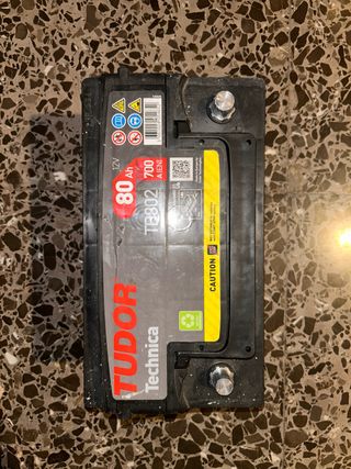 Batería Coche Tudor Technica 80Ah 700A