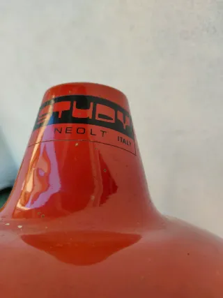 Lampada da tavolo vintage industriale