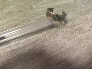 Anillo árabe ajustable.antiguo