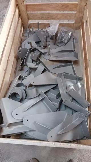 Chorros de arena ,granallado y pintura.