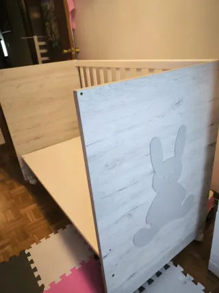 Cuna nórdica con complementos